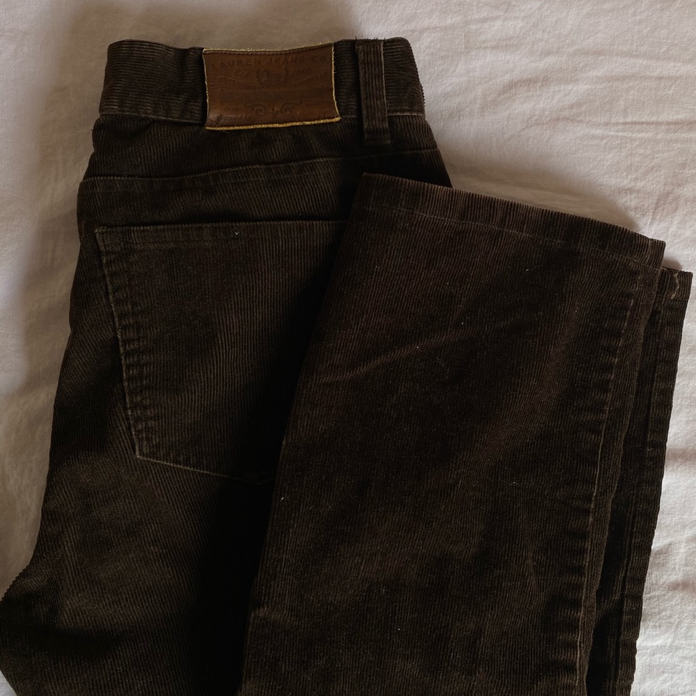 Vintage Ralph Lauren brown corduroy pants